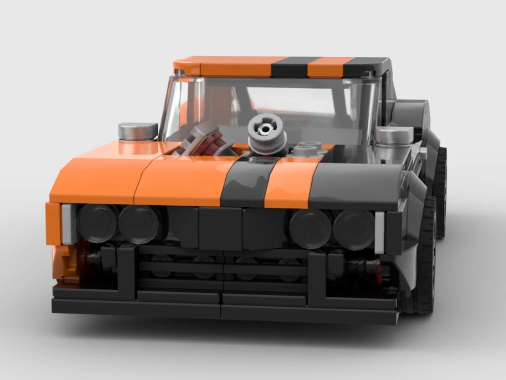 301 부품 MOC 빌딩 블록 모델 시티 스피드 1970 터보차저 창의적 조립 세트 소년 및 성인용 크리스마스 선물