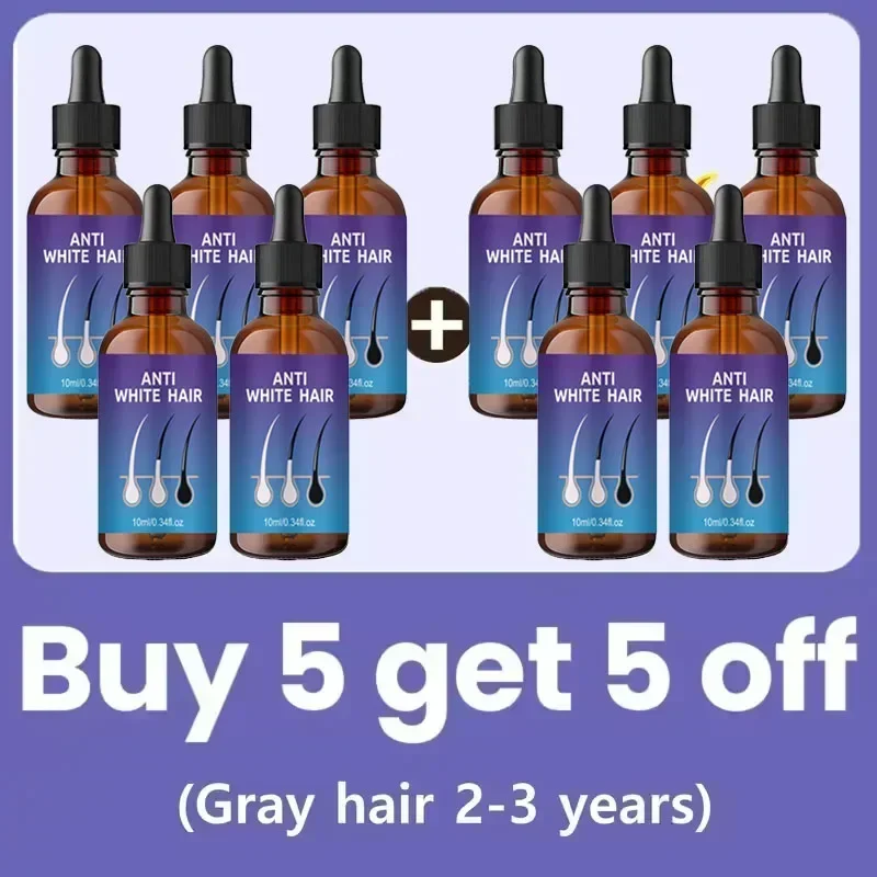 Natural Color Repair & Nourishing Hair Serum for Men and Women – Anti-Gray Care
