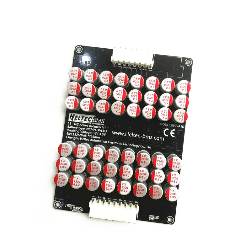 Heltec 16S 5A Capacitor Active Equalizer 12S 13S 15S Balancer Lifepo4 Lithium Lipo/titanate LTO for Battery Group balancer - 2
