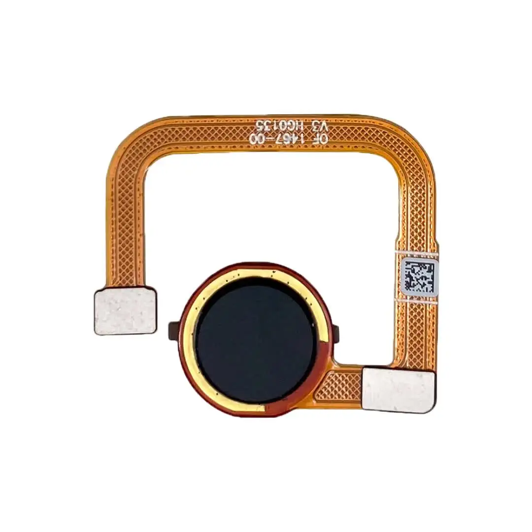 PULSANTE SENSORE IMPRONTA DIGITALE PER XIAOMI REDMI NOTE 9S / NOTE 9 PRO - NERO - WAXLEM