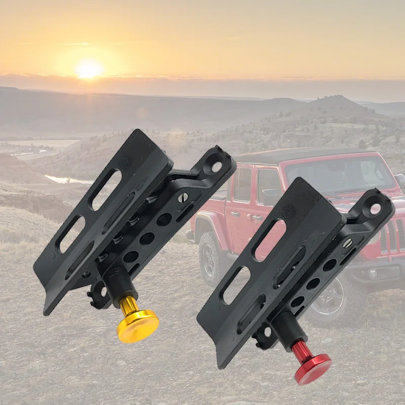 Adjustable Roll Bar Fire Extinguisher Mount Holder fit for TJ JK JKU JL UTV Polaris RZR Ranger Camper Van - 4
