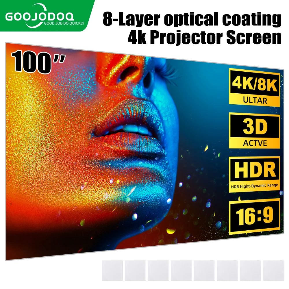 GOOJODOQ-Tela-do-projetor-cortina-anti-luz-HD-16-9-interior-Ultra-View ...