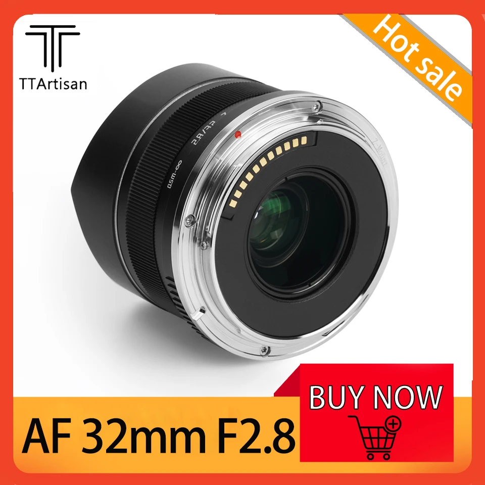 TTArtisan AF 32mm F2.8 Full Frame Mirrorless Camera Lens APS-C 32mm Classic  Movie Viewing Angle for Nikon Z Mount