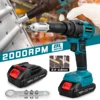 720W Electric Brushless Rivet Gun Rechargeable Lithium Battery Cordless Riveting Nut Gun Automatic Rivet for Makita 18V Battery 6