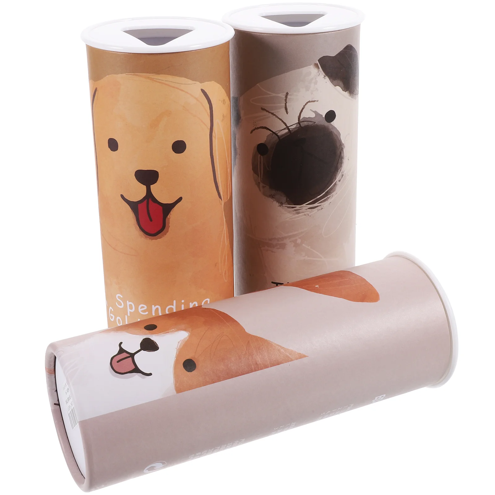 

3 Pcs Table Decor Tubes Napkin Holder Car Tissue Paper Tissues Portable Cute Travel