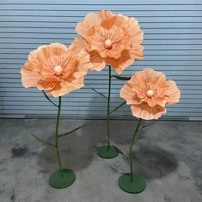 

Outdoor Wedding Layout Artificial Flower Decor Handmade Foam Flower Shopping Mall Window Decor Ornament Birthday Party Decor