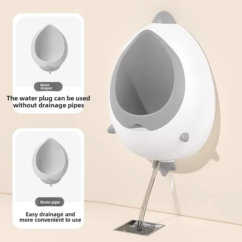Dinosaur Egg-shaped Wall-mounted Baby Boy Standing Urinal Traceless Hook Splash-proof Urine Children's Toilet Training 3