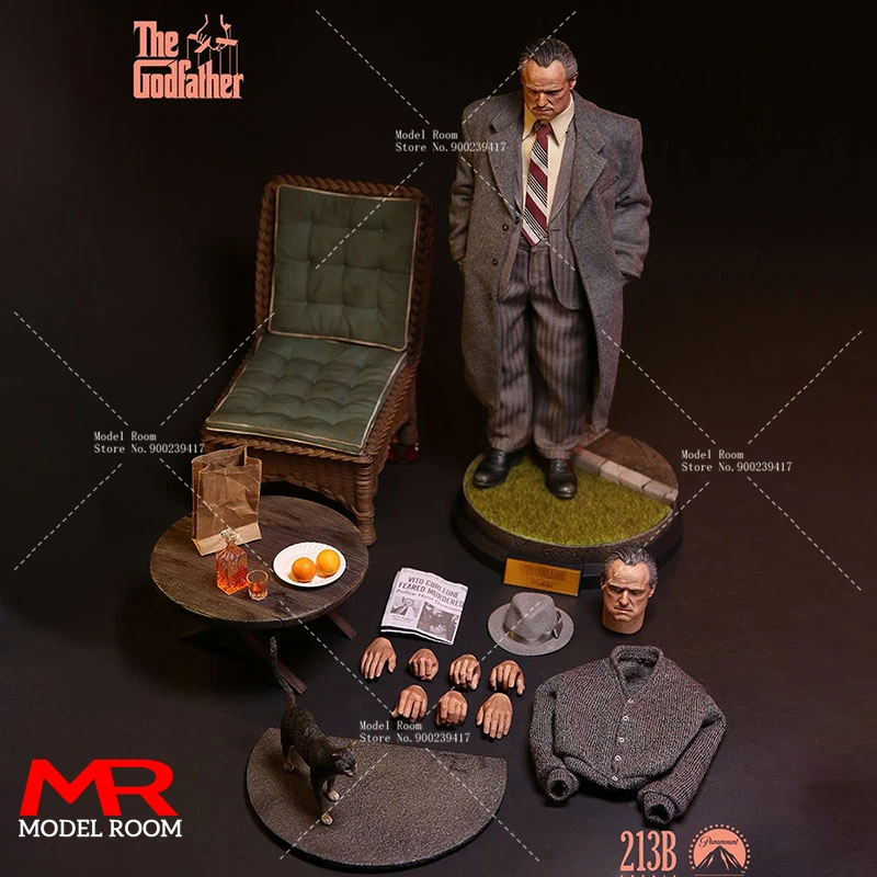 

DAMTOYS DMS033 1/6 The Godfather Marlon Brando Action Figure Golden Years Ver. 12'' Male Soldier Full Set Collectible Model Toy