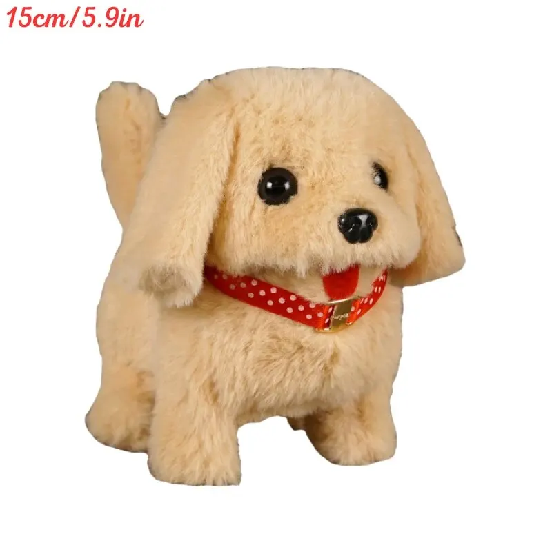thumbnail image 1 of Juguete electrónico de peluche para perros que camina y ladra, interactivo, con correa de control remoto, para niños pequeños, 1 of 5