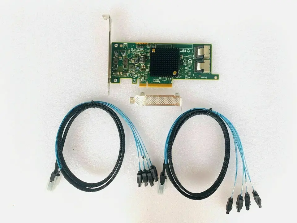 NUEVO LSI 9207-8I PCIE3.0 6 Gbps HBA FW:P20 Modo TI ZFS FreeNAS Sin