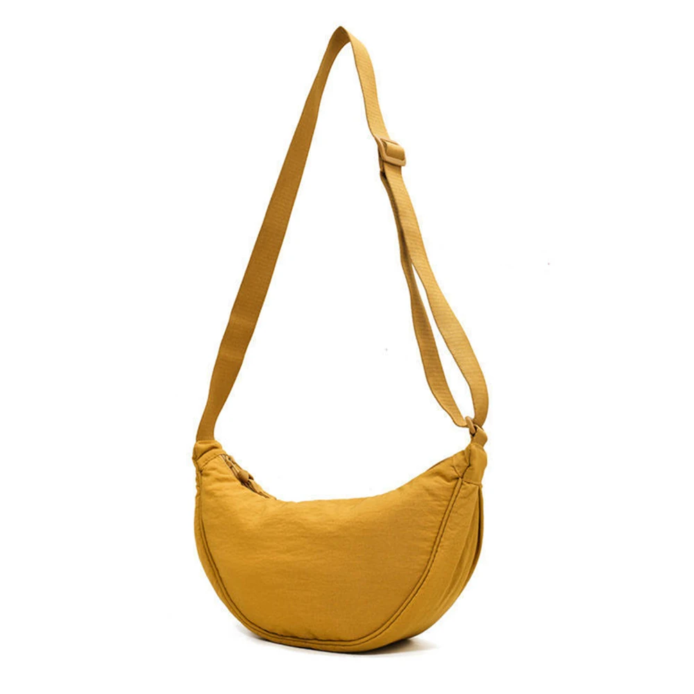 

2024 Crossbody Bag Hobo Sling Crescent Bag Women Men Trendy Shoulder Bag Purse Dumpling Bag Versatile Small Cloth Handbag