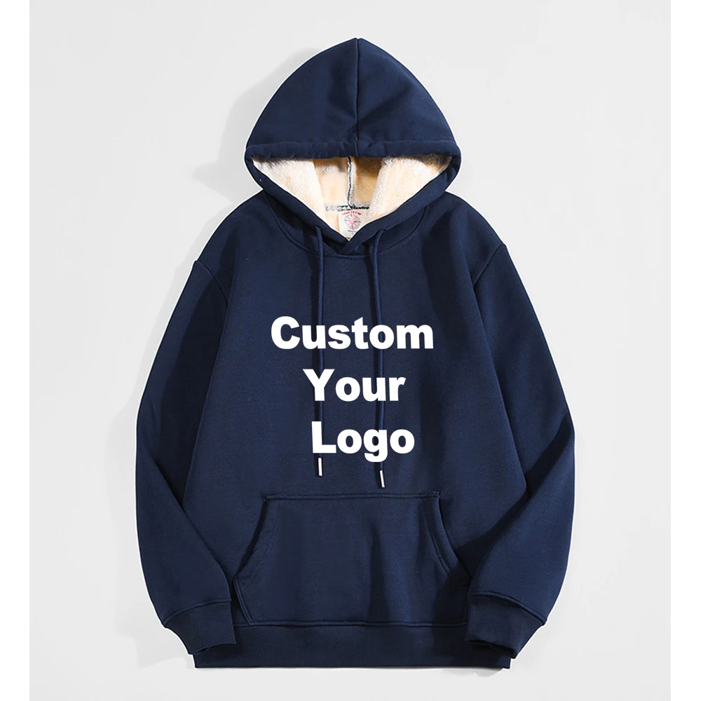 Winter Thicken Warm Suit Thick Lambswool Sets Men Women Casual Loose Sweatshirts Hooded Two-Piece Set Thickened Hoodies Pants