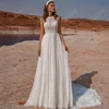 Bohemia Wedding Dresses Graceful Bridal Gowns Sleeveless Robes Chiffon Tiered Floor Length Vestidos De Novia Customized 2025 3
