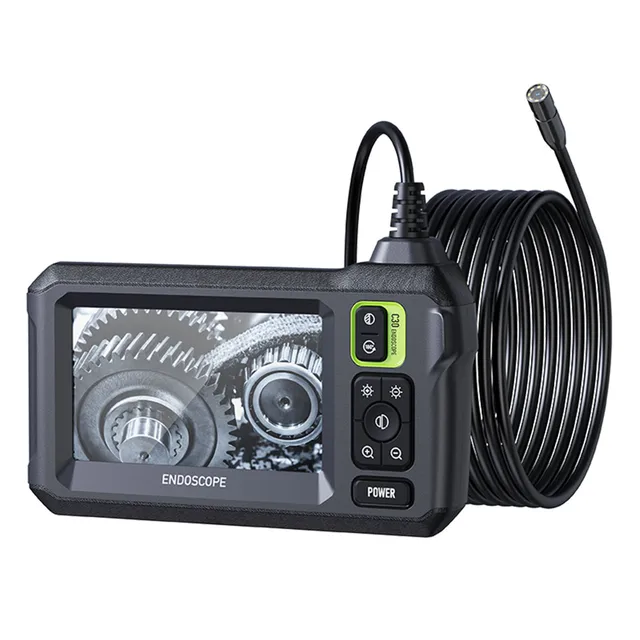 C30-M Endoscope With Wire HD Industrial Endoscope 4.3in HD Borescope  Inspection Camera 8mm Single Lens - AliExpress