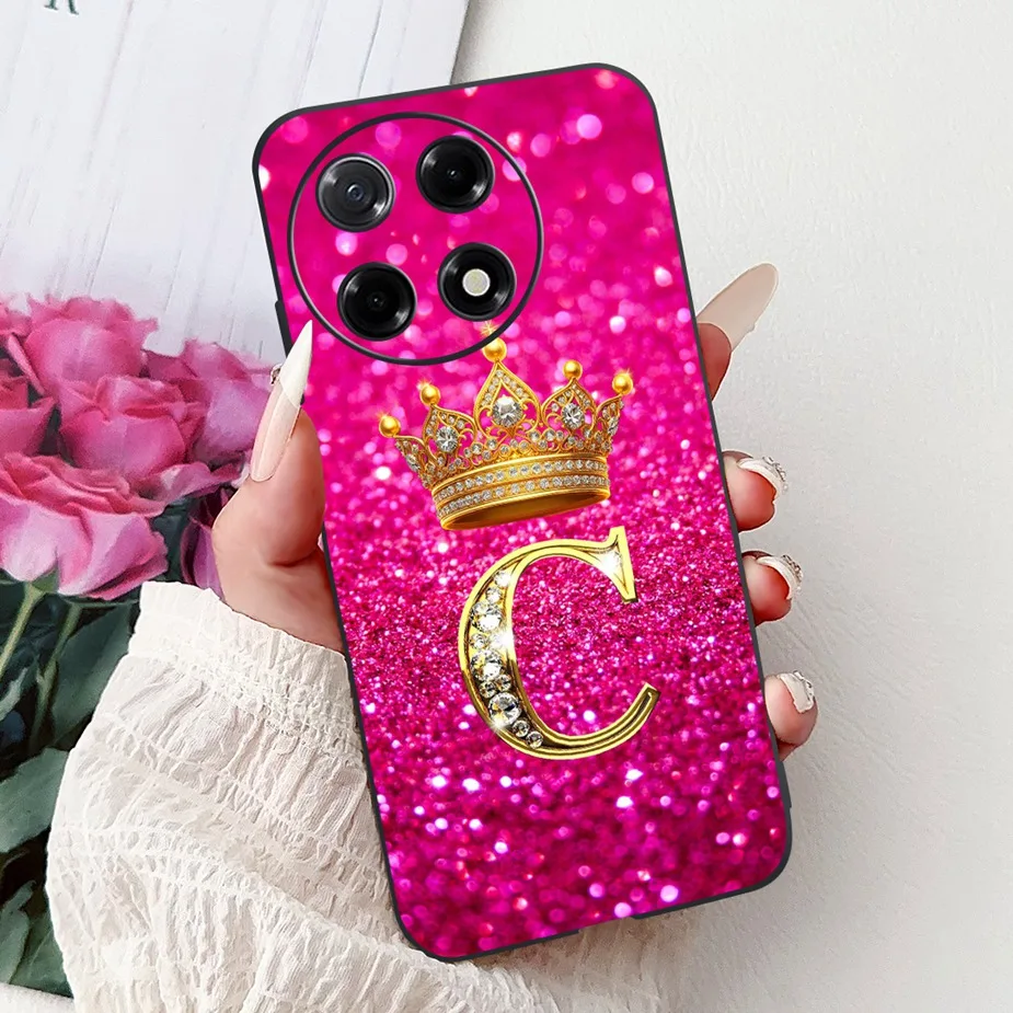 Crown Letters Soft Silicone Case - Premium Protective Cover