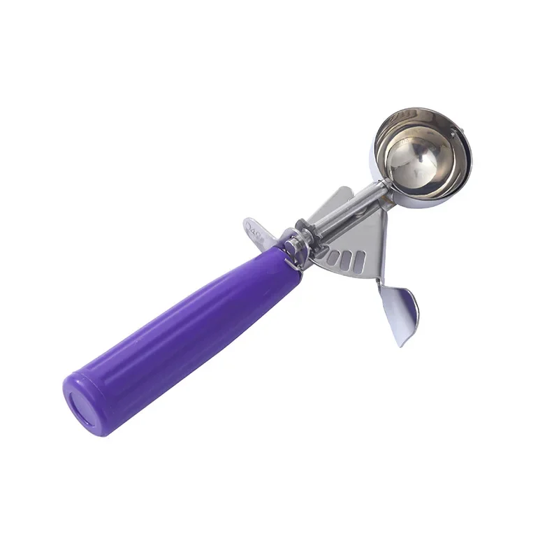 Stainless Steel Ice Cream Scoop Ice Ball Maker Frozen Yogurt Cookie Dough Meat Balls Cream Spoon Tools Watermelon Spoon