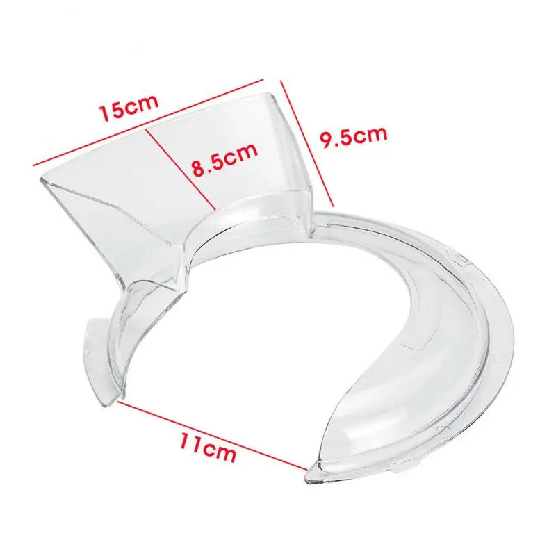 Kitchen Splash Guard Dishwasher Safe KN1PS Dumping Cover 4.5-5 quarts KN1PS Dumping Shield Bracket Mixer Compatible Pouring Shield For KitchenAid