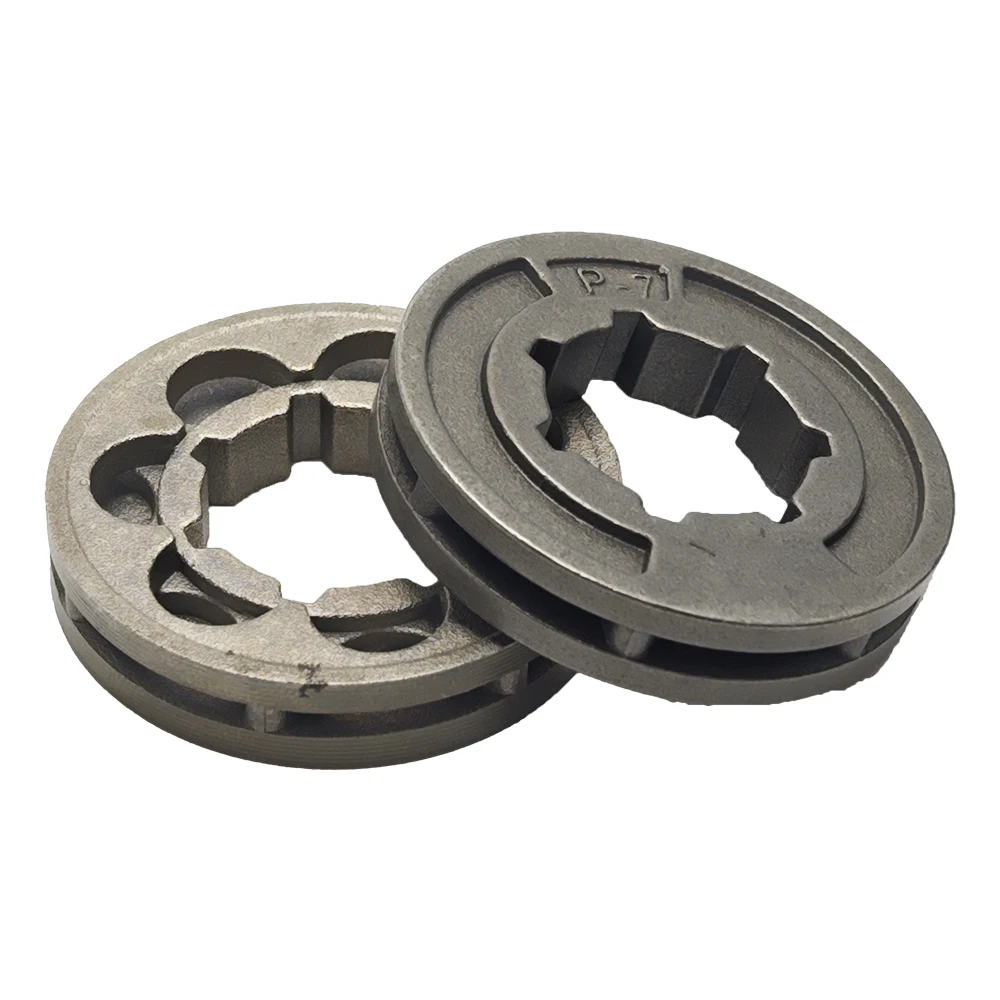 Chainsaw Replace Parts 2pcs P7 3/8LP 17mm Mini Rim Drive Sprocket Stihl MS170-MS250 Chainsaw Replacement Spare Tool 00006421240