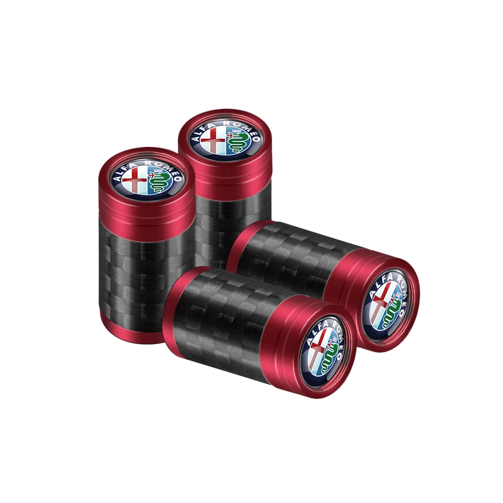 Premium Aluminum Alloy Car Tire Valve Caps - Set of 4 | Sleek Auto Wheel Accessories