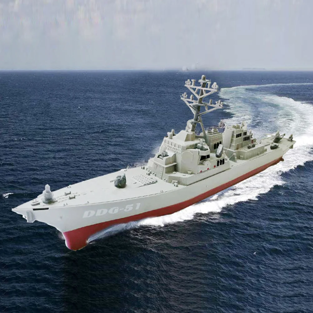 

Destroyer Model Children’s Toys Ship Boys Bedroom Decoration Plastic Kids for Birthday Gift
