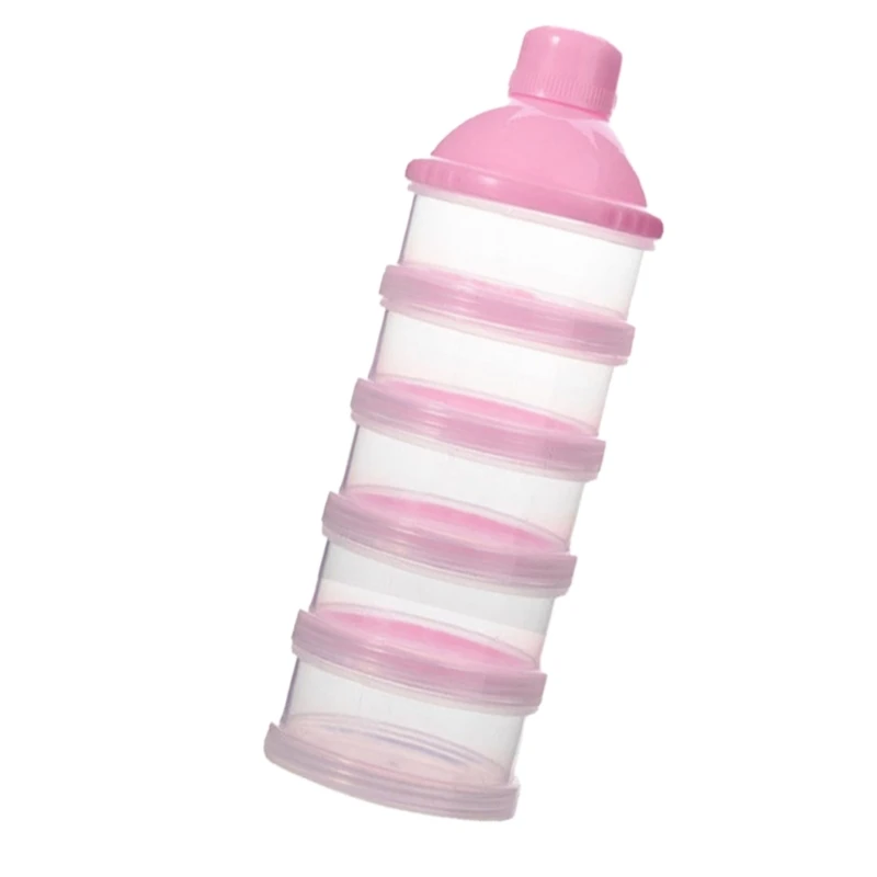 Baby Formula Dispenser Secure Seal Milk Powder Container for Toddlers & Infants 4/5 Section