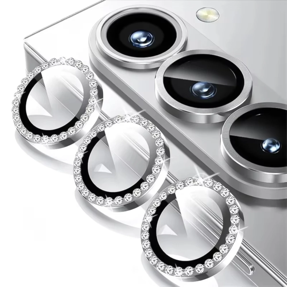 Luxury Diamond Camera Protector - Premium Tempered Glass Lens Cover