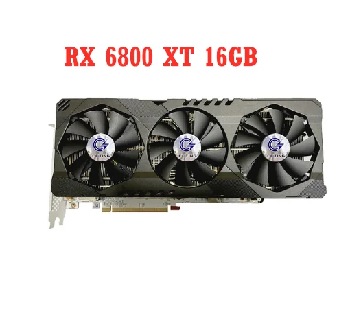 

Игровая видеокарта RX 6800 XT 16 Гб D6 с 16 Гб GDDR6 256Bit DP * 3 HDMI * 1 Radeon rx6800xt 16 Гб для настольной видеокарты