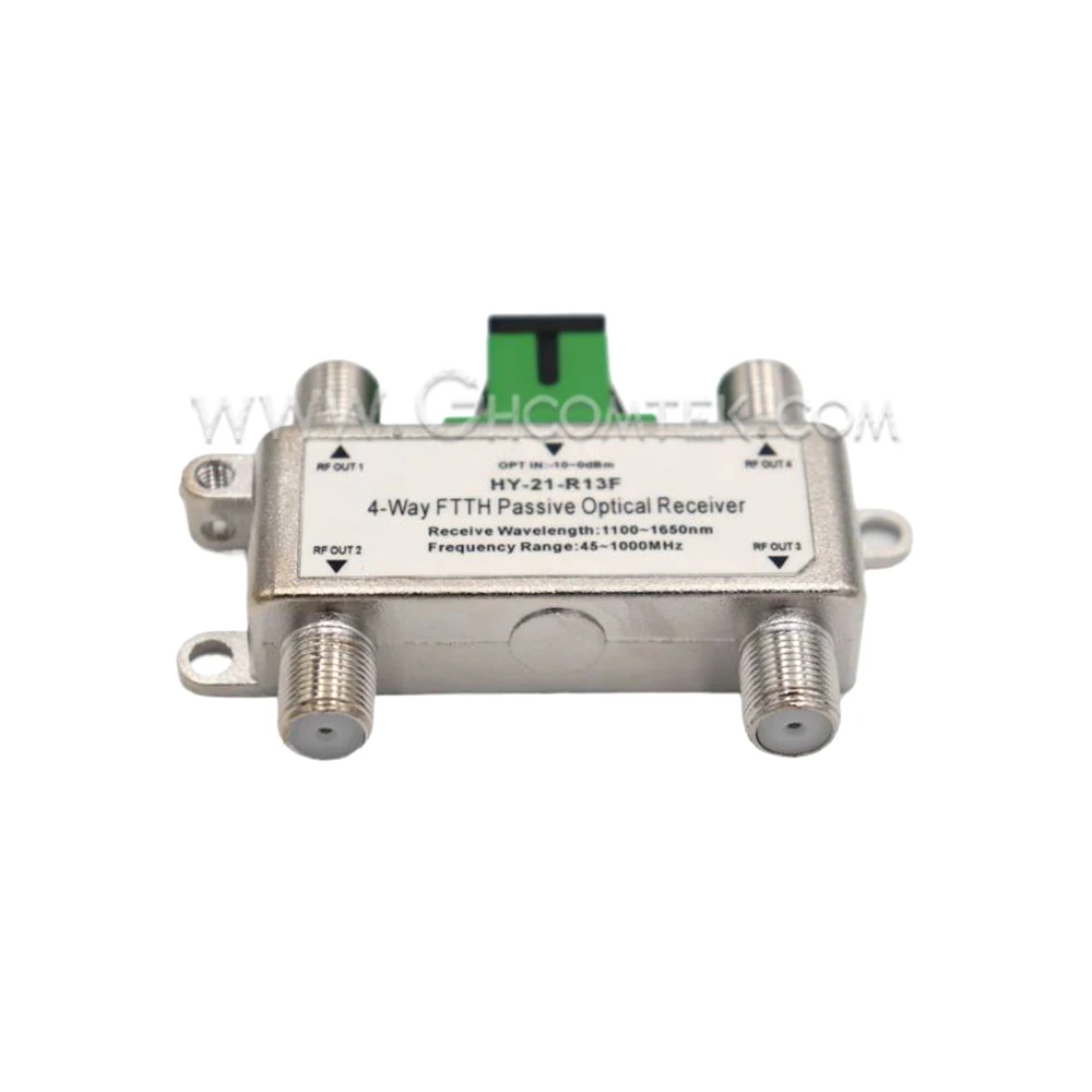 Рисунок 3 - Пассивный четырехсторонний оптический приемник CATV