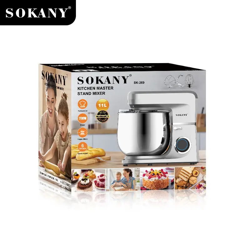 sokany 269 Dough kneading machine Food mixer mini stand mixer food processor 3