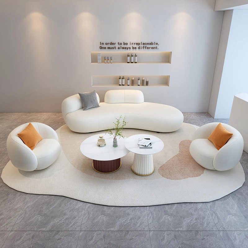 

Floor Curved Sofa Living Room Puffs Designer Kids Floor Couch Cloud Children Beds Bedroom Moveis Para Casa Home Furniture SQC