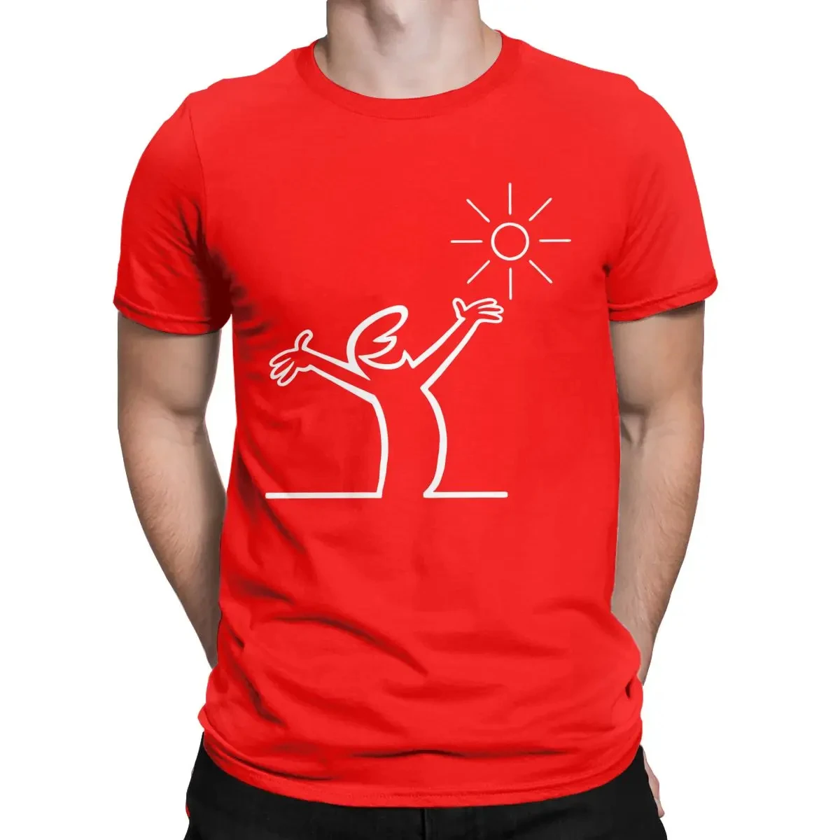 Men's Versatile Cotton Printed T-Shirt - Casual, Comfortable & Trendy