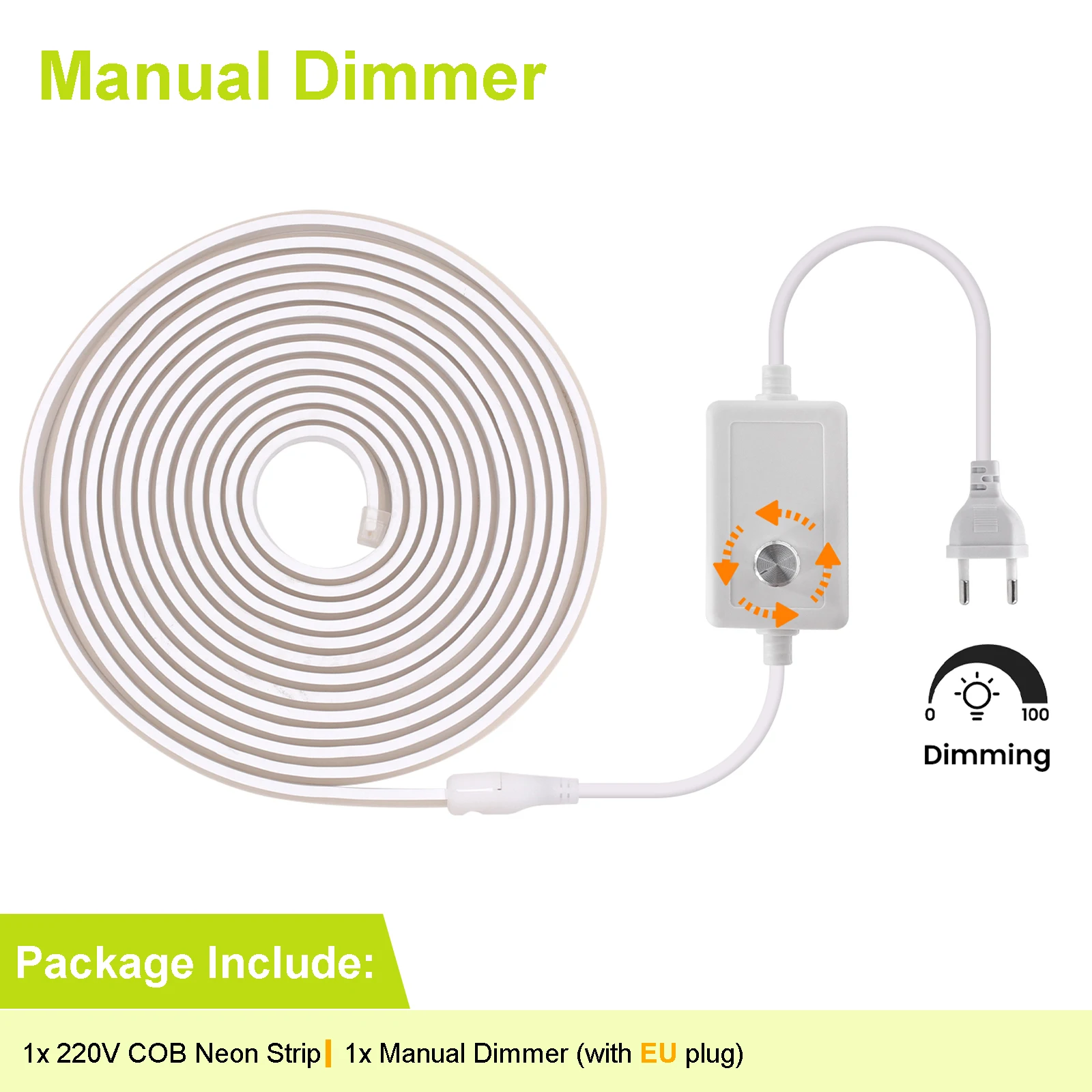 Premium Dimmable Waterproof LED Neon Strip Light with Smart Control