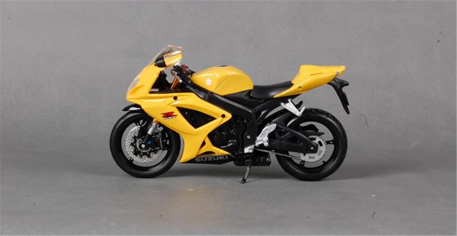 1/12 Maisto For Suzuki Gsxr Gsx-r 600 Diecast Motorcycle Model Bike 31152  Yellow Gift Display Metal,plastic,rubber - Railed/motor/cars/bicycles -  AliExpress