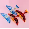 10PCS Outdoor Fun Plastic Flying Birds Toy Random Color Rubber Band Powered Flying Birds Kite Funny Kids Toy Outdoor 1