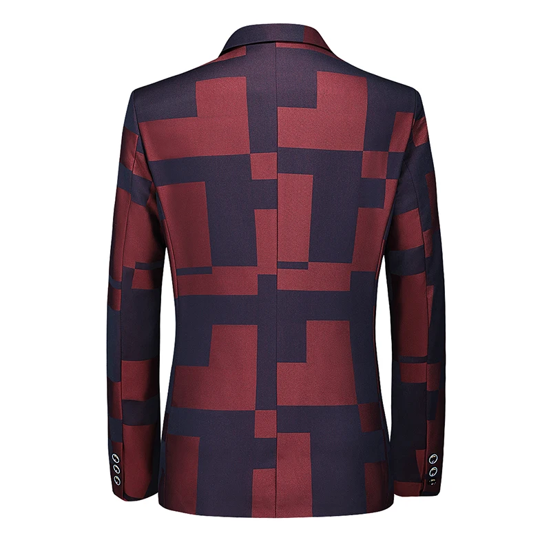 2024 New Men Business Social Suit Jacket Summer Male Single breasted Thin Dress Male Jacquard Blazers Coats 2