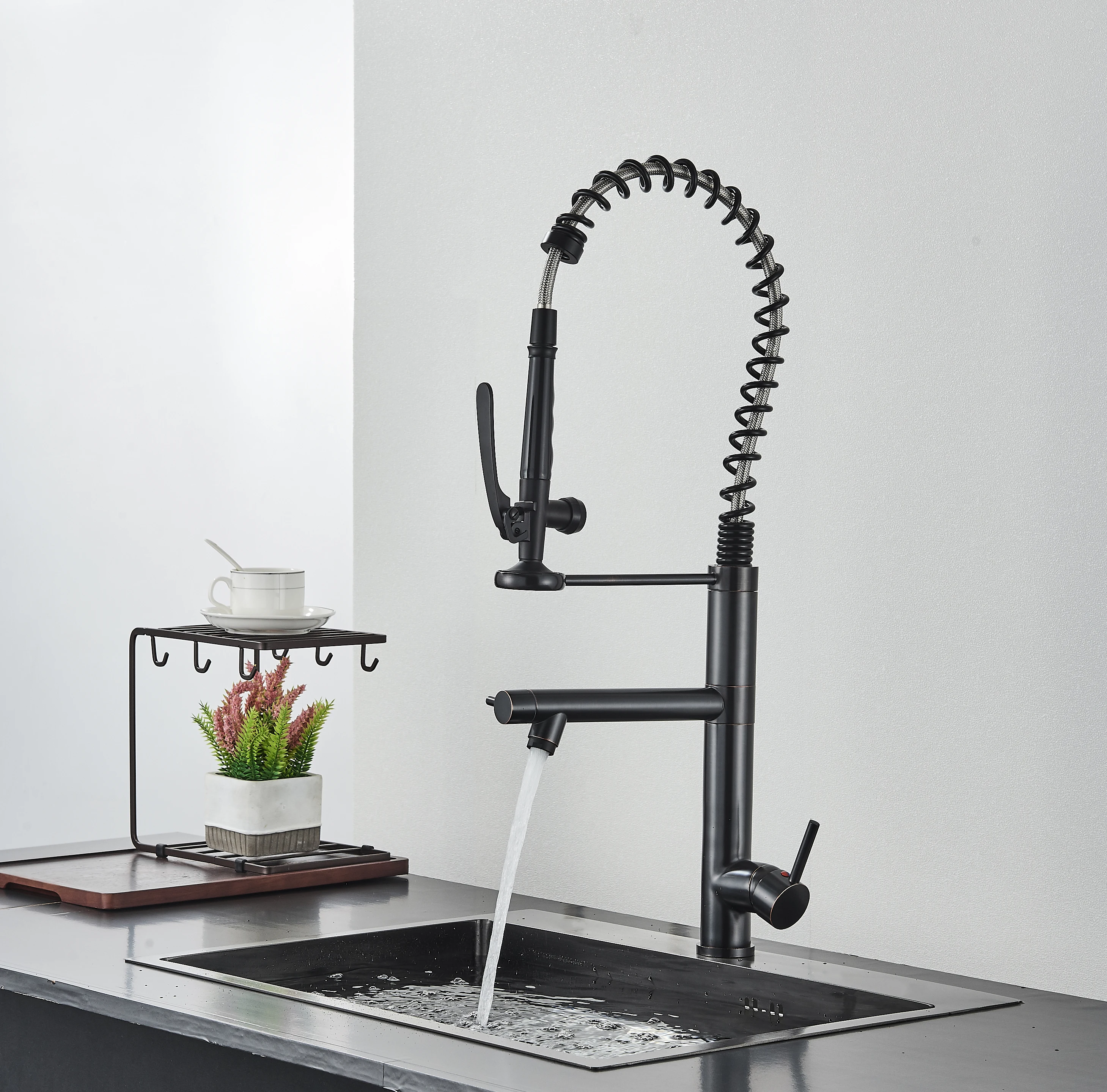 Description Picture 5 of itemRemovable Black Gourmet Kitchen Faucets Kitchen Removable For Kitchen Sink Mixer Tap For Sink 360 Degree Rotation