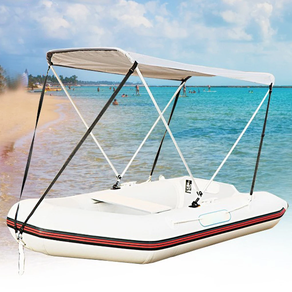 

Boat Awning Sunshade Aluminum Alloy Pole Adjustable Waterproof Sun Tent