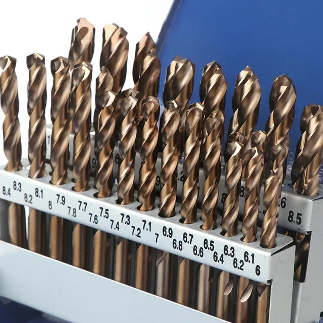 10 Punte Da Trapano In Cobalto M35 - Per Acciaio Inossidabile, Metallo Duro E Legno - Foto 2