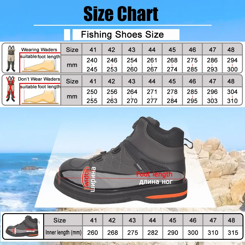Wading Fishing Shoes Self-lock Shoelace Felt Sole Mesh Fabric Hiking Hunting Reef Rock Fishing Boots for Fly Waders
