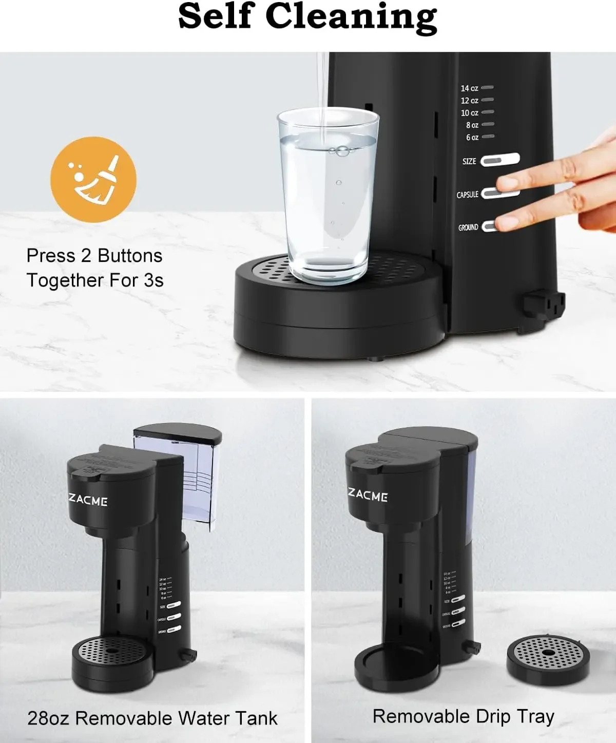 Professional Italian Pump Small Espresso Coffee Machine  – Compatible with Nespresso Original Capsules Dolce Gusto L'or 5