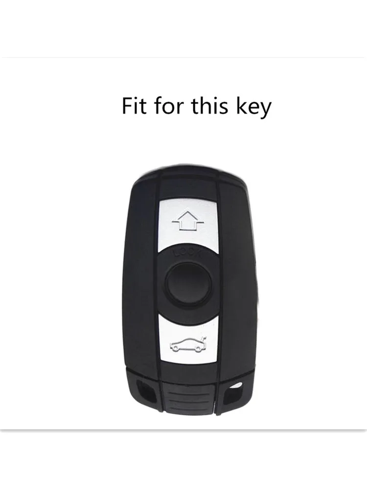 For BMW X1 X5 3 5 Series E90 E91 E92 E60 1pc Silicone Car Key Remote Key Cover Car Case Shell Accessorie Candy Color
