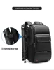 Men travel Professional SLR camera backpack With tripod bracket Detachable into a Anti-theft 40L travel 17 inch Laptop Backpack 5