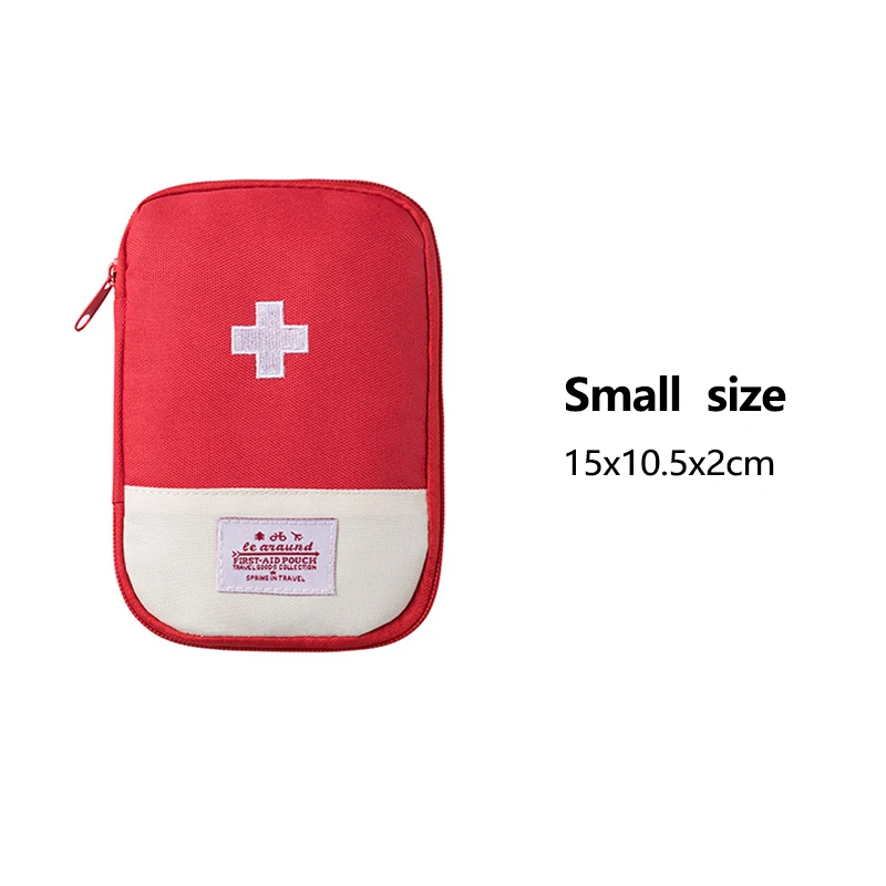 Compact Travel and Home First Aid Kit with Drug Storage and Epidemic Prevention Essentials