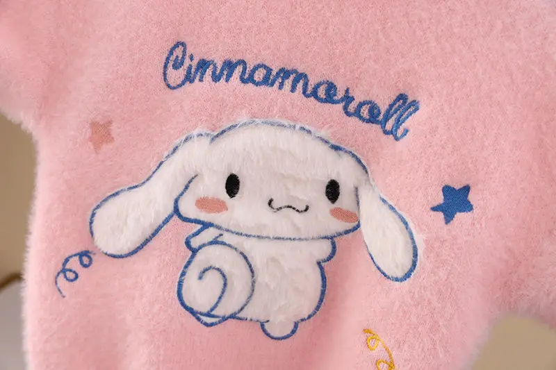 Cinnamoroll Sweater Cute Sanrio Kawaii Cartoon Anime Warm Knit Sweater Girls Gifts
