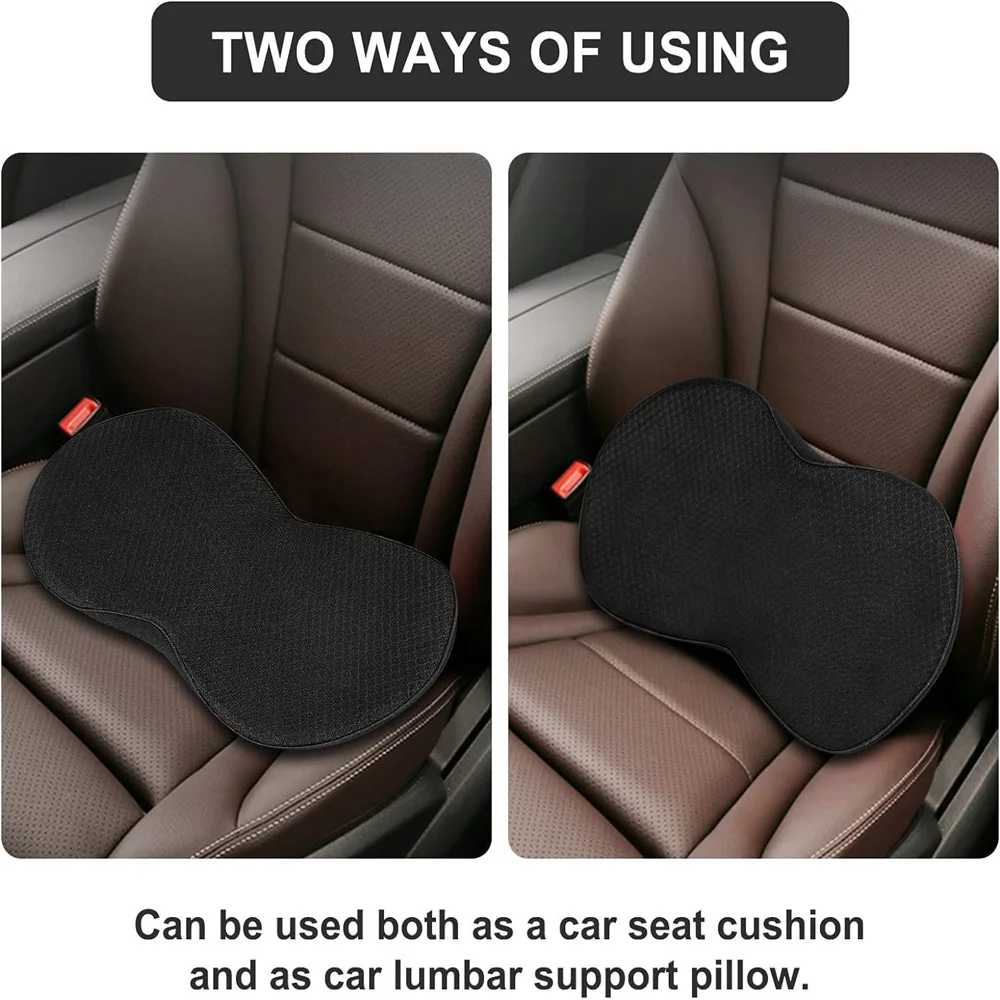 1pc Car Cushion, Mini Small Cushion, Increase Height Butt Cushion, Four  Seasons Driving Cushion, Car Cushion, Small Waist Cushion