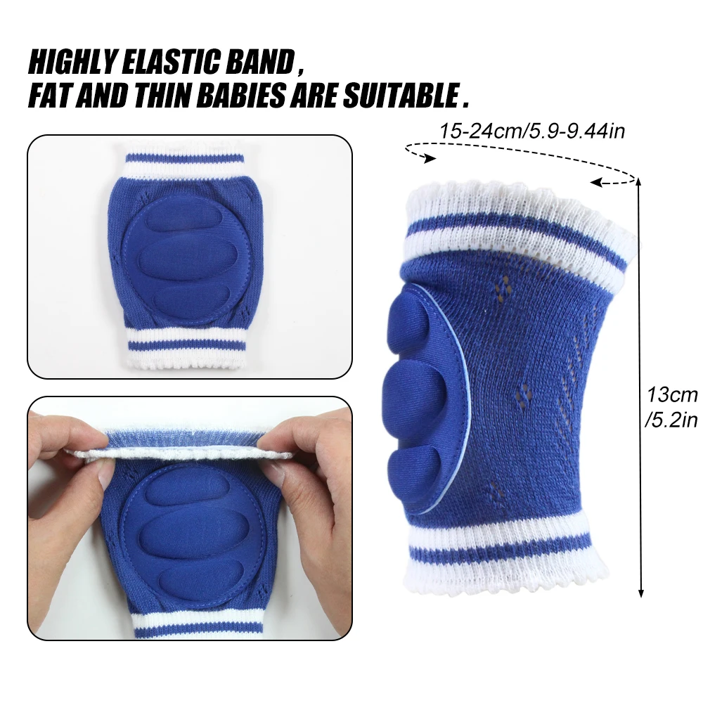 size info of the infant crawling protection pads