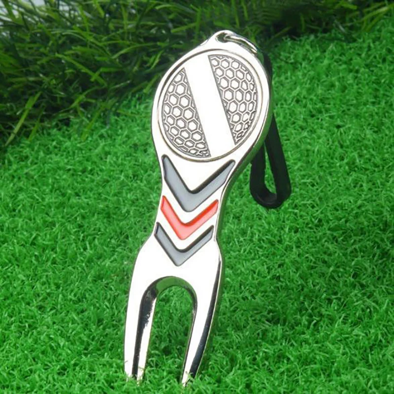Caiton High Quality Golf Divot Repair Tool, Aluminum Alloy Material& Detachable Golf Ball Marker