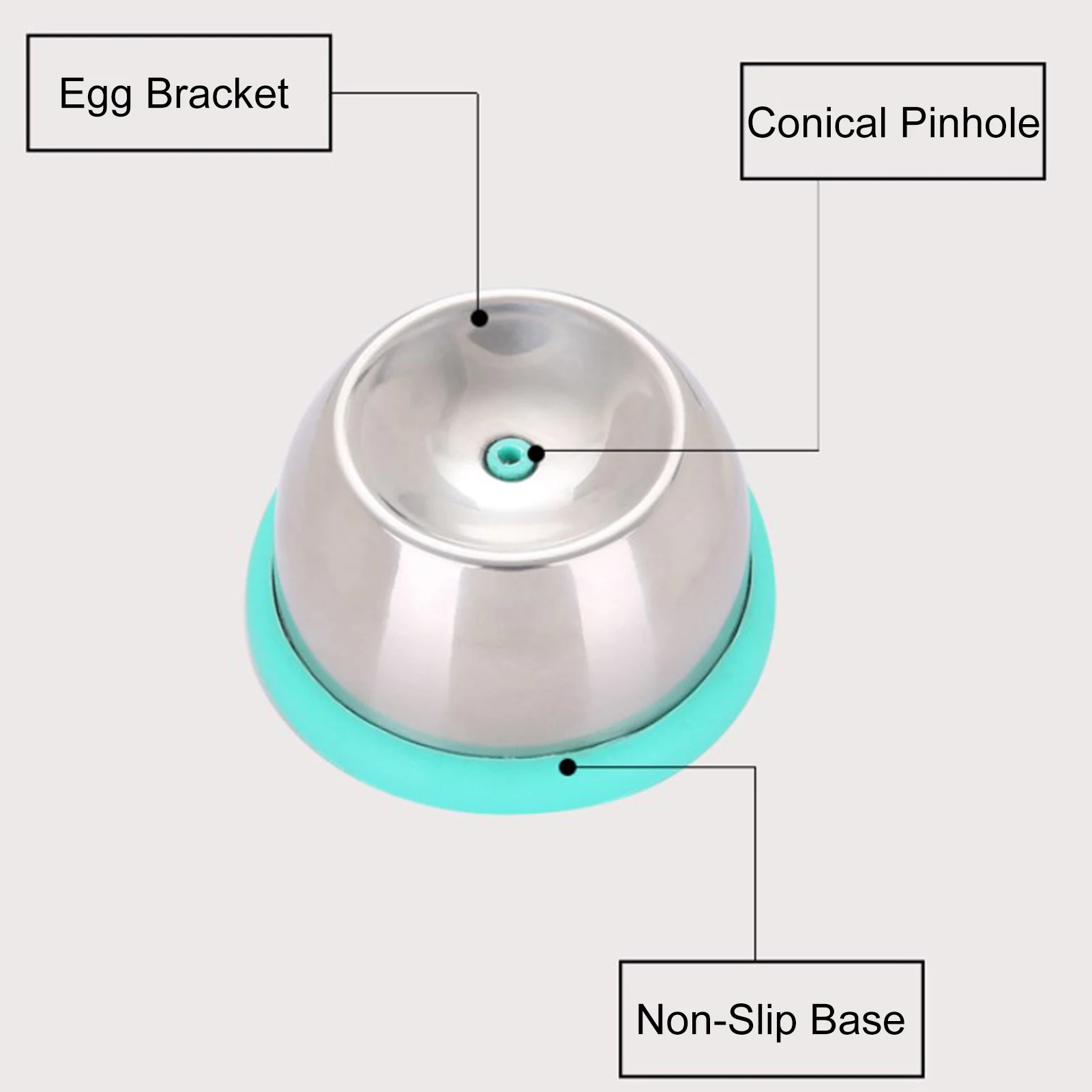 Egg Hole Punch Egg Piercer Egg Piercer For Boiled Eggs Stainless Steel Needle Eggs Hole Puncher For Easy Peeling Bakery Kitchen Egg Separator Piercing Tool egg hole punch egg piercer