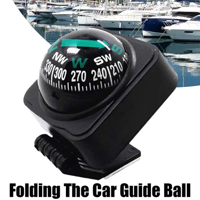 Bussola Digitale Per Auto E Barche - Navigatore Da Cruscotto Regolabile Nero - Foto 13