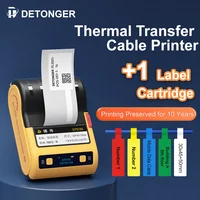 DETONGER DT5150  MiNi Portable Smart Thermal Ribbon Printer Wireless BT Barcode QR Code Cable Sticker Marker Android / iOS 1